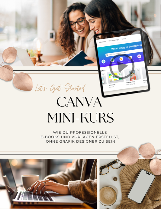 E-Book: Canva Mini-Kurs: Professionelle E-Books und Vorlagen erstellen