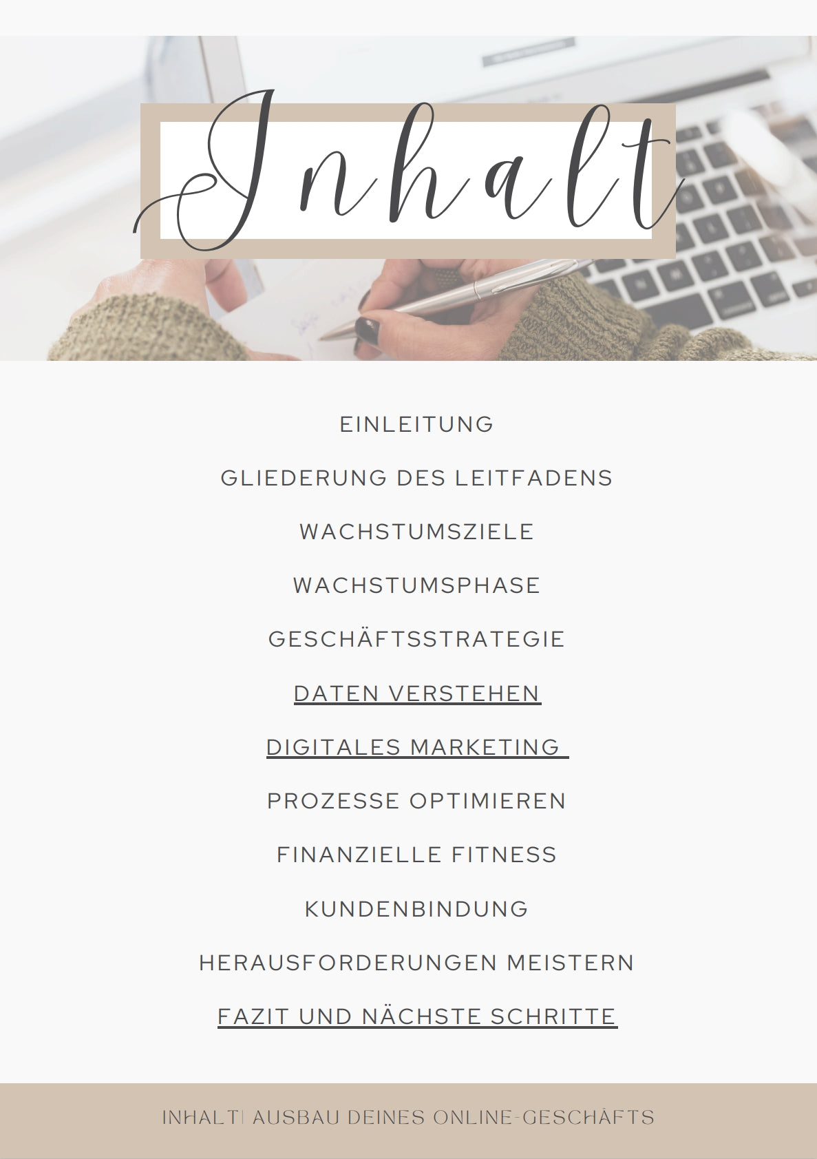 E-Book: Erfolgreiches Wachstum deines Online-Geschäfts