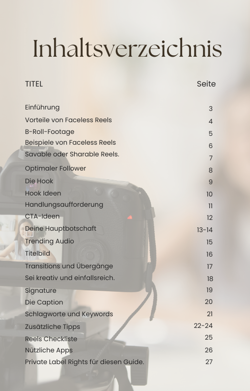E-Book: Das Instagram Reels 1x1
