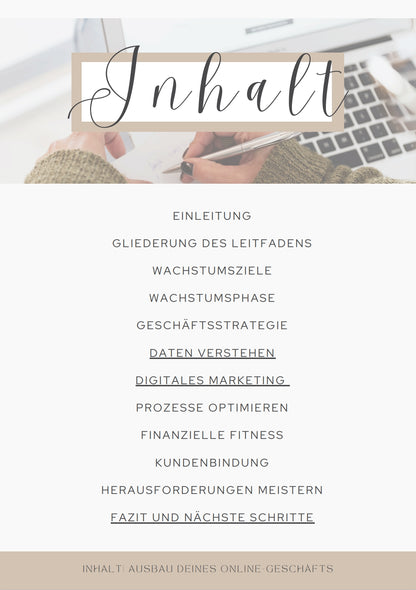 E-Book: Erfolgreiches Wachstum deines Online-Geschäfts